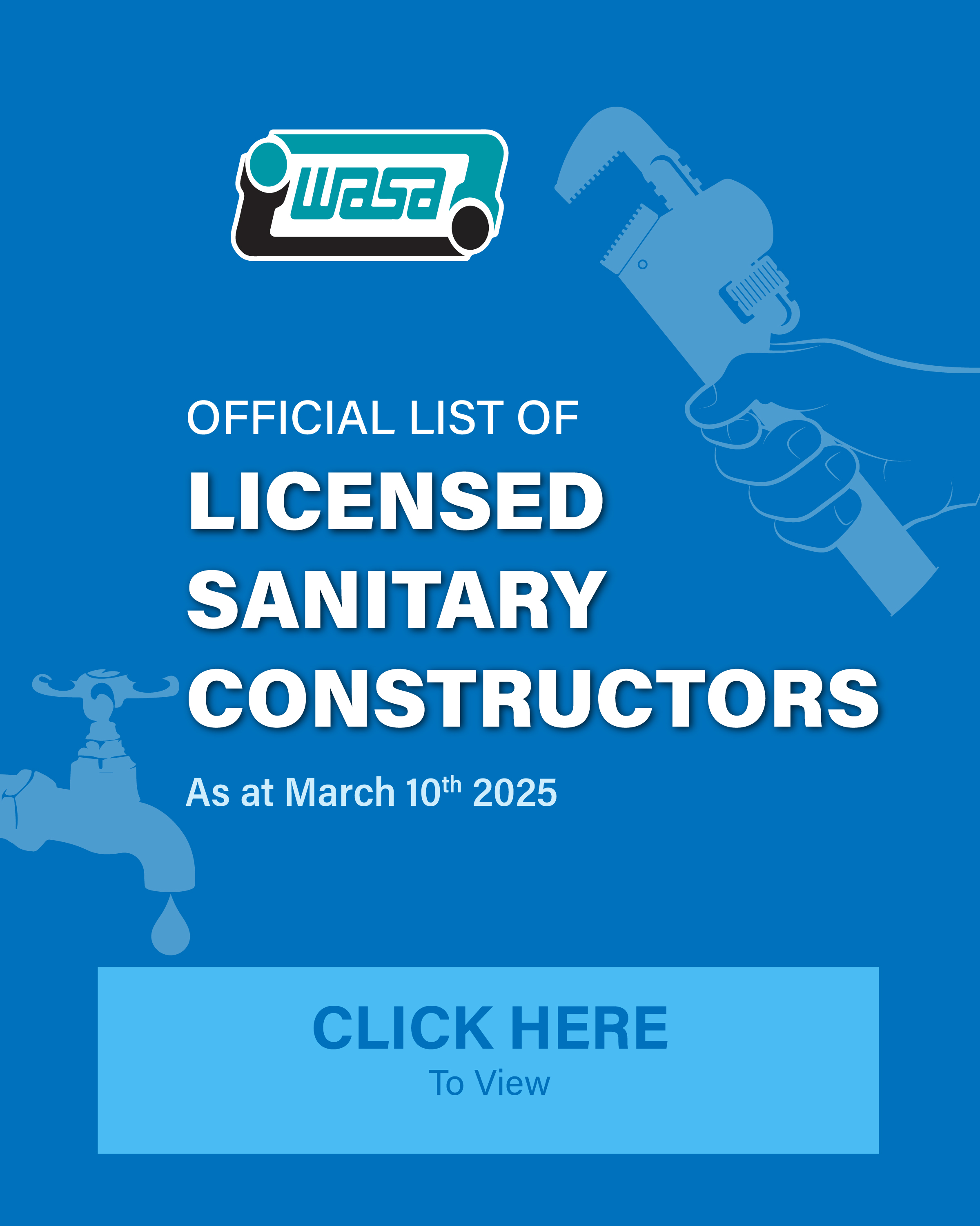 List of Licensed Sanitary Constructors 2025